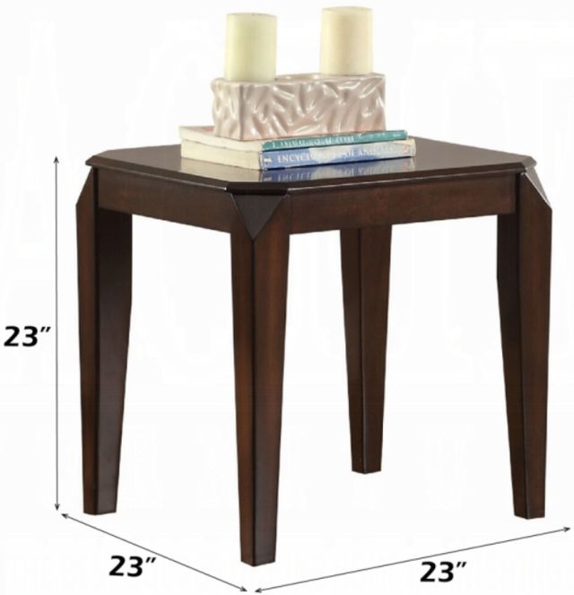 ACME Furniture Docila Walnut End Table-2