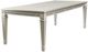 Homelegance® Bevelle Silver Dining Table-0