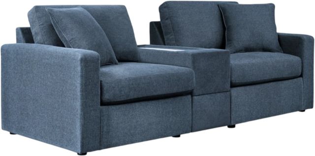 Signature Design by Ashley® Modmax 3-Piece Ink Modular Sectional with Storage Console-0