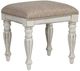 Liberty Furniture Magnolia Manor Antique White/Ivory Vanity Stool-0
