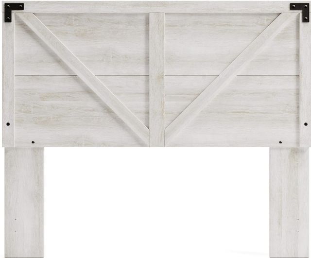 Signature Design by Ashley® Shawburn 4-Piece Whitewash Queen Panel Headboard Bedroom Set-1