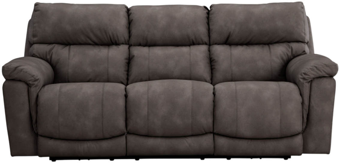 HomeStretch Cosmo Pewter Power Reclining Sofa | Darvin Furniture