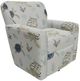 Craftmaster® Customizable Craftmaster Essentials 35" Swivel Chair-3