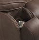 Elements International Atlantis 2-Piece Heritage Coffee Power Reclining Living Room Reclining Seating Set-4
