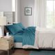 Olliix by Sleep Philosophy Teal California King 300 Thread Count Liquid Cotton Sheet Set-3