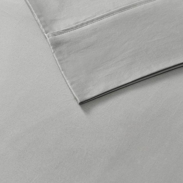 Olliix by Madison Park 6 Piece Grey California King 800 Thread Count Cotton Rich Sateen Sheet Set-1