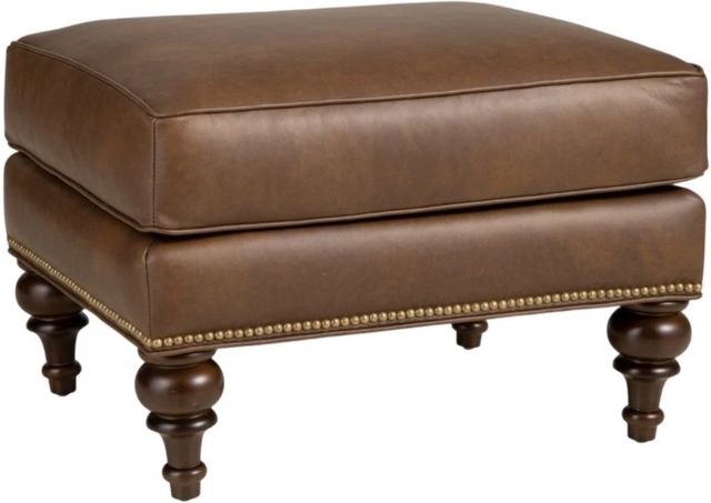 Craftmaster® Customizable CM Leather Ottoman-0
