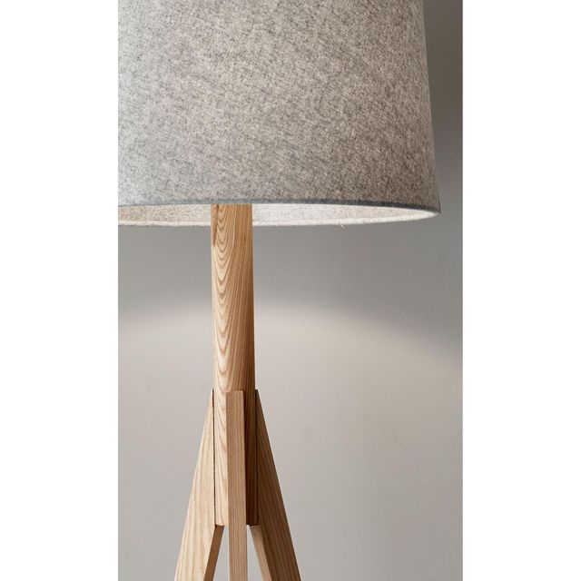 Adesso® Eden Natural Ash Floor Lamp-1
