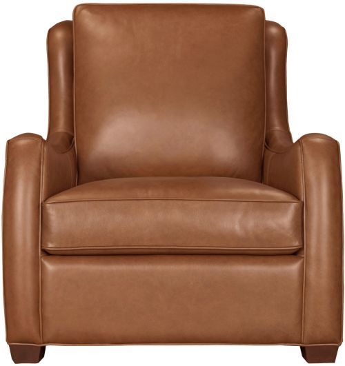 Parker House® Channing Renaissance Cinnamon Leather Stationary Chair-2