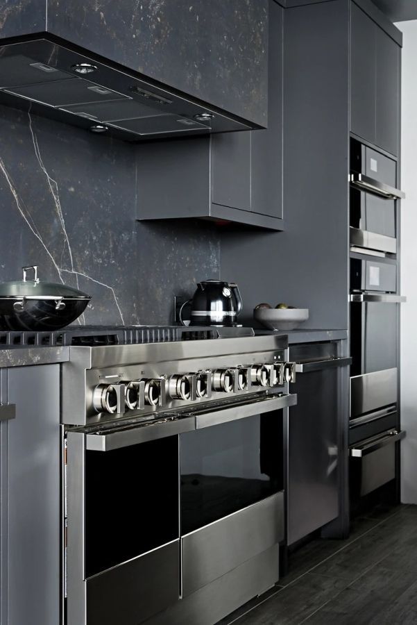 JennAir® NOIR™ 48" Stainless Steel Pro Style Dual Fuel Range-1