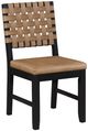 Steve Silver Co. Reid Black/Saddle Brown Side Chair-0