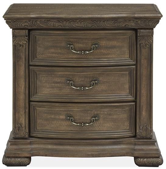 Magnussen Home® Durango Willadeene Brown Drawer Nightstand-1