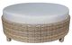 CabanaCoast® Customizable Riverside SolWeave® Wicker 48'' Outdoor Round Ottoman-0