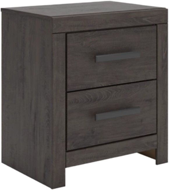 Signature Design by Ashley® Prendonea Charcoal Nightstand-0
