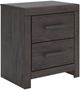 Signature Design by Ashley® Prendonea Charcoal Nightstand-0