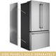 Monogram® Stainless Steel Side Panels for French Door Bottom Freezer - Left-2