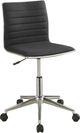 Coaster® Chryses Black/Chrome Adjustable Height Office Chair-0