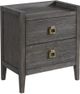 Intercon Portia Brushed Brindle Drawer Nightstand-0