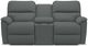 La-Z-Boy® Brooks Grey Power Reclining Loveseat with Headrest and Console-0