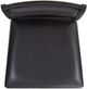 Elements International Amherst Walnut Upholstered Dining Side Chair-4