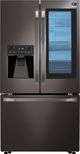LG Studio 23.5 Cu. Ft. Black Stainless Steel Counter Depth French Door Refrigerator-0