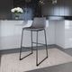 Zuo® Modern Smart 2-Piece Charcoal Bar Stool Set-4