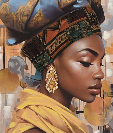 Classy Living Captivating Regal African Elegance Wall Art-1