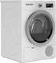 Bosch® 800 Series 4.0 Cu. Ft. White Front Load Ventless Electric Dryer-3