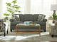 Craftmaster® Customizable Craftmaster Essentials Curved Wing Sofa-1