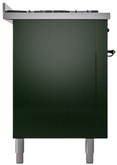 Ilve® Nostalgie II Series 60" Emerald Green Pro Style Dual Fuel Range-2