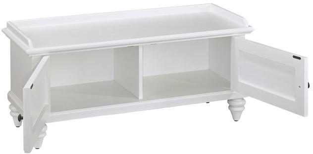 homestyles® Bermuda Off-White Storage Bench-1