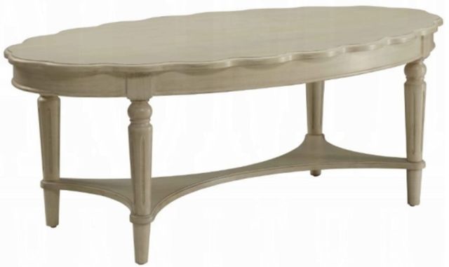 ACME Furniture Fordon French Antique White Coffee Table-0