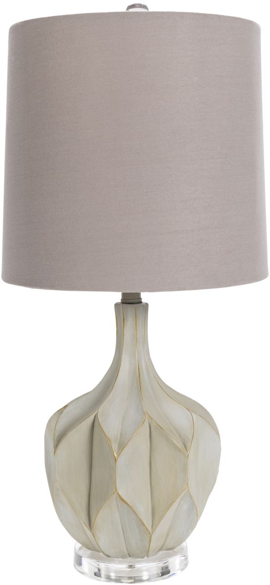 Surya Alpena Light Gray Table Lamp | Jack's Furniture Center