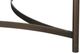 Modus Furniture Lyon Natural Coffee Table with Brushed Bronze Base-4