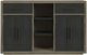 Elements International Jemma Dark Espresso/Gray Buffet-3