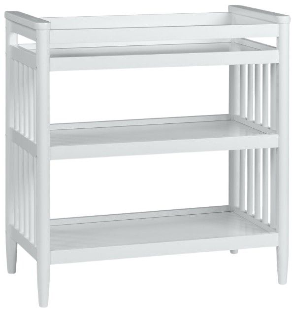 Westwood Design Modern Nursery White Changing Table-0