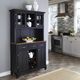 homestyles® Buffet Of Buffets Black/Cottage Oak Server with Hutch-1