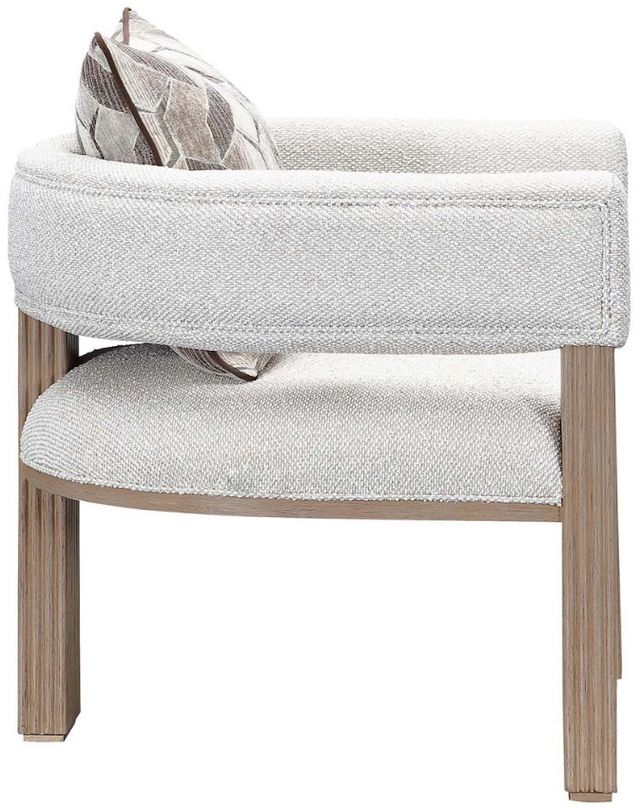 Michael Amini® West Kensington Sea Salt Caramel Accent Chair-2