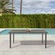 Armen Living Silvana Aluminum/Gray Outdoor Dining Table-4