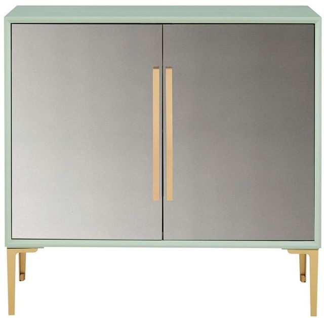 Olliix by Madison Park Mint Curry Accent Cabinet-0