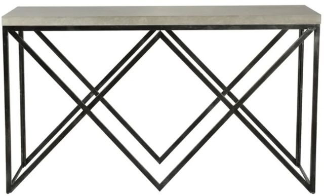 Stylecraft Norman Wyatt Home Ebony/Gray Console Table-3