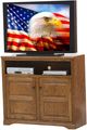 American Heartland Manufacturing Oak 46" Tall TV Stand-1
