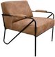 International Furniture Direct Lotus Caramel Armchair-0
