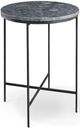 Bassett® Furniture Halifax Black/Dark Pewter Round End Table-0