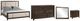 Bernards Fulton 4-Piece Dark Brown Queen Panel Bed Set-0