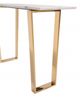 Zuo® Modern Atlas White Console Table with Gold Base-4