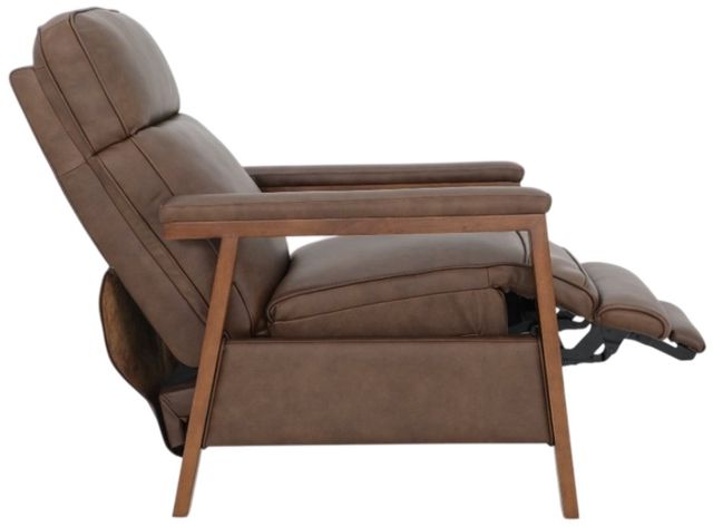 BarcaLounger® Ashland Oasis Walnut Leather Manual Recliner-1