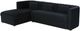 TOV Furniture Callie 2-Piece Black Left Arm Facing L-Shaped Sectional-0