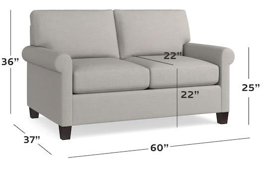 Bassett® Furniture Spencer Dove Loveseat-1