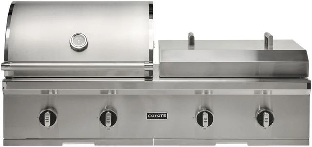 Coyote® 2-Burner Stainless Steel Combo Built-In Natural Gas Grill-0